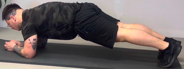 Gainage bras fléchi