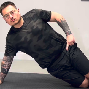 Gainage latéral à genou