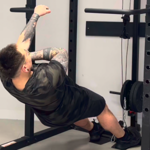 Gainage rowing inversé 1 bras