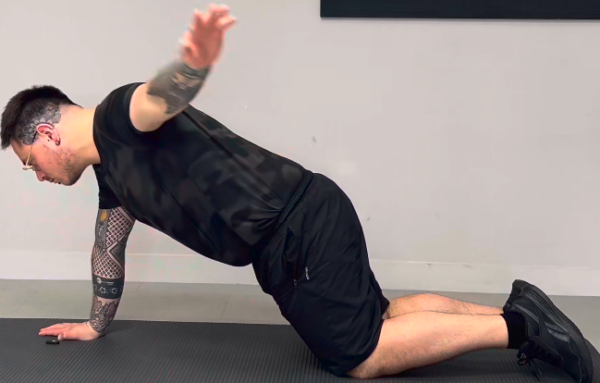 Gainage cercle d'épaule