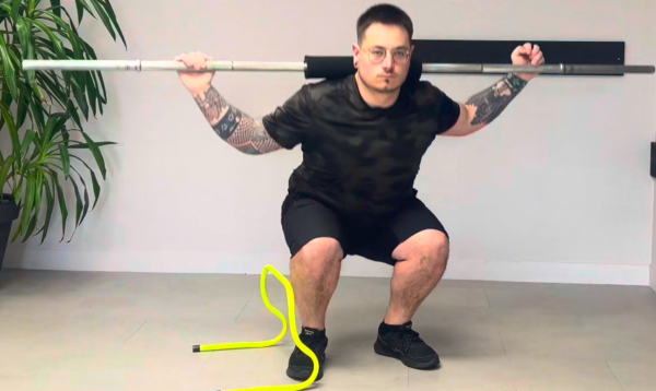 Déplacement side squat