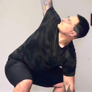 Squat avec rotation thoracique
