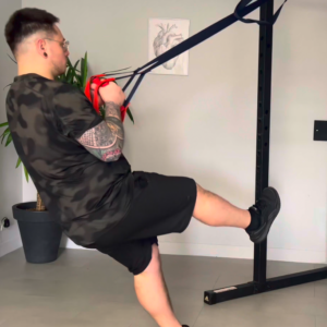 Squat sur une jambe TRX