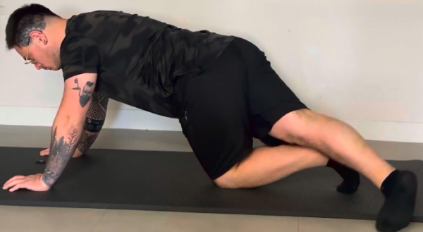 Adduction de la hanche à 4 pattes
