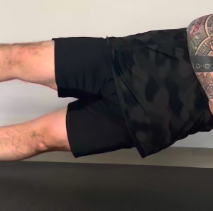 Gainage latéral avec montée de jambe