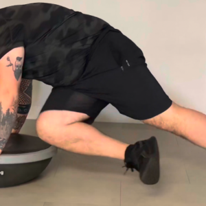 Mountain climber Bosu croisé