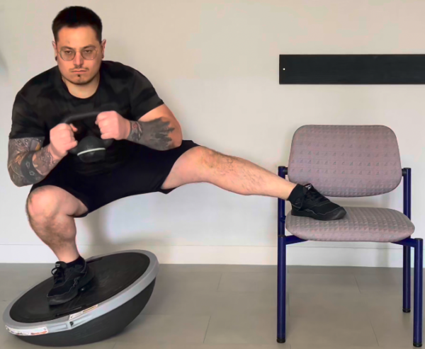 Flexion de jambe instable. – Image 2