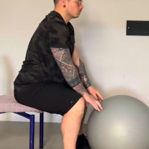 Flexion / extension au Swiss Ball