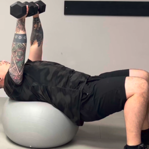 Développé couché au Swiss Ball