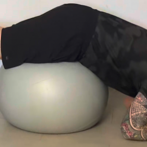Extension du dos sur Swiss Ball
