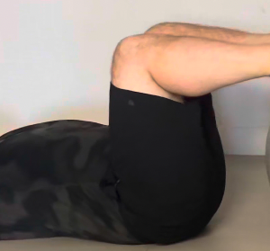 Abdos jambes tendues
