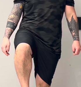 Équilibre sur une jambe : yeux ouverts